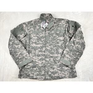 Mens Tencate Defender Sz L Army Combat Uniform Jacket Flame Resistant Lenzing FR